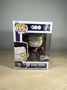 2023 SDCC Funko POP! DC WB 100 BIZARRO SUPERMAN Official CON STICKER 474 MINT - Picture 1 of 6