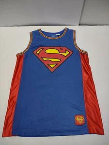 DC Comics Superman size Small Blue Red Tank Top Basketball Jersey  - Picture 1 of 4