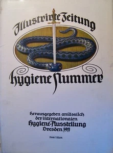 Illustrirte Zeitung Hygiene Nummer Hygiene Ausstellung Dresden 1911 Anzeige - Imagen 1 de 1