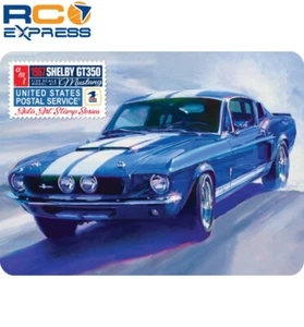 AMT 1/25 1967 Shelby GT350 USPS serie francobolli plastica model kit AMT1356 - Foto 1 di 1