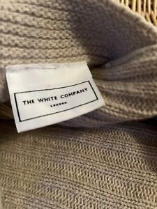 THE WHITE COMPANY paire de housses de coussin 100 % laine - couleur farine d'avoine 18""x18"" - IMMAC