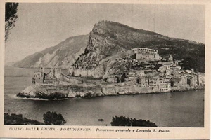 li 078 Anni 30 PORTOVENERE (La Spezia) Panorama e Locanda S.Pietro - FP - non VG - Imagen 1 de 1