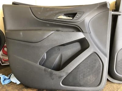 2018-2020 CHEVROLET EQUINOX DRIVERS DOOR TRIM PANEL BLACK W/SWITCH - Image 1 of 4