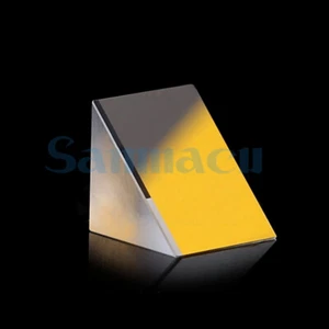 10x10x10mm optisches Glas dreieckig gleichschenklig K9 Prisma mit Reflexfolie - Bild 1 von 7