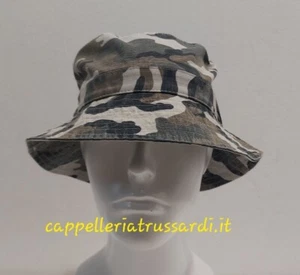 CAPPELLO PESCATORE 100% COTONE MIMETICO CAMOUFLAGE - Imagen 1 de 4