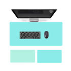 Large Leather Gaming Keyboard Mouse Pad Double-sided Waterproof Office Desk Mat