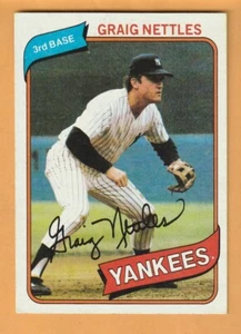 Graig Nettles New York Yankees 1980 Topps #710 San Diego State Aztecs 12R - Bild 1 von 2