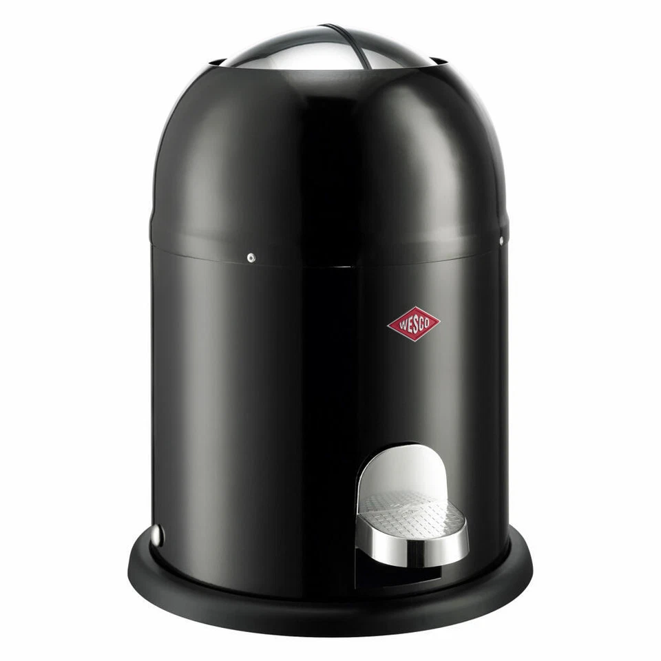 Wesco Mini Master Kosmetik-Treteimer, Abfalleimer, Mülleimer, Schwarz, 6 L - Bild 1 von 1