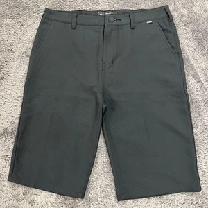 Hurley Nike Dri-Fit Shorts Boys Size 20 (30x10.5) Black Flat Front Casual Chino - Picture 1 of 16