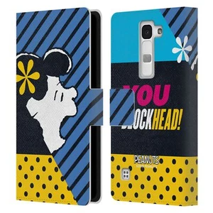 OFFICIAL PEANUTS HALFS AND LAUGHS LEATHER BOOK WALLET CASE COVER FOR LG PHONES 2 - Picture 1 of 20