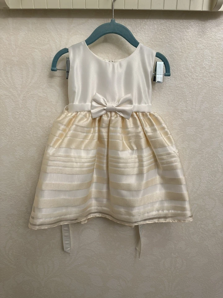 Sweet Kids цветок девочка платье кремовый и белый 18 месяцев - Изображение 1 из 4