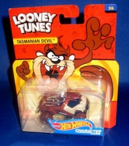 MATTEL LOONEY TUNES COLLECTOR HOT WHEELS CHARACTER CARS TASMANIAN DEVIL, NEW - Picture 1 of 2