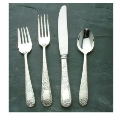 Old Maryland Engraved by Kirk Sterling Silver - 4 Piece Setting, NEW - Image 1 of 2