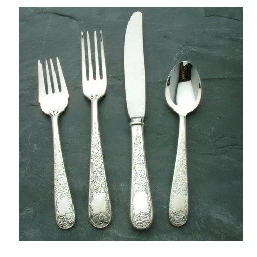 Old Maryland Engraved by Kirk Sterling Silver - 4 Piece Setting, NEW - Image 1 of 2