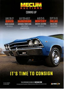 1968-1969 CHEVROLET CHEVELLE ~ GREAT AUCTION AD - Picture 1 of 1