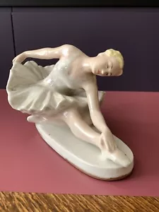 Sehr seltene Porzellan Figuren Statuette Ballerina LZFI UDSSR - Bild 1 von 12