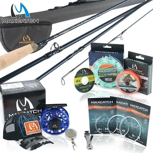 Maxcatch Nymph Fly Fishing Rod Combo, 2/3/4wt 10FT Rod, AVID Reel, Nymph Line - Picture 1 of 9