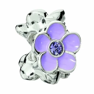 Genuine Chamilia silver 925 blooming purple jasmine bracelet charm 2083-0331NWT - Picture 1 of 5