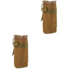2 Pieces Oxford Cloth Portable Water Bottle Bag Insulated Holder
