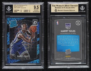 2017 Donruss Optic Rated Black Velocity Prizm /39 Harry Giles BGS 9.5 Rookie RC