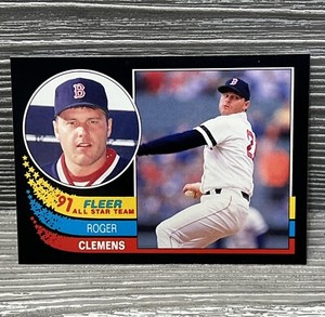 1991 Fleer All-Stars Roger Clemens #10 Boston Red Sox MLB Baseball Card