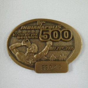 2005 Indianapolis 500 Bronze #SS049 Pit Badge Dan Wheldon Corvette C6 Andretti - Picture 1 of 6