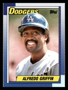 1990 Topps Alfredo Griffin  Los Angeles Dodgers #643 Centered Mint Baseball Card
