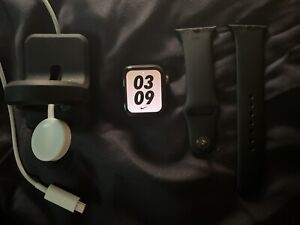 Apple Watch SE40 mm gris espacial estuche de aluminio (GPS) abismo azul banda deportiva con caja