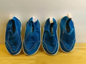 Lot of 2 Speedo Baby Toddler Twins Blue Water Sandals Shoes Size 5/6. 1d - Picture 1 of 7