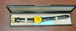 VALDAWN ROTATING SMILEY FACE WATCH NEW - Picture 1 of 1