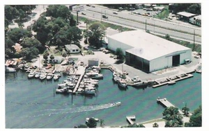 Port Richey, Florida Marina Luftbild Postkarte / Fresh Catch Seafood Inc. - Bild 1 von 2