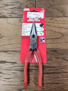 Milwaukee MT505 8" Long Nose Dipped Grip Pliers - Picture 1 of 3