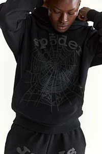 Sp5der Phantom Web Hoodie Schwarz Größe: M - Bild 1 von 9