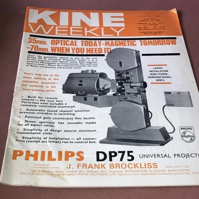 Kine Weekly 1967. Dana Andrews. Casino Royale. Sue Lloyd. The Dirty Dozen. - Image 1 of 3