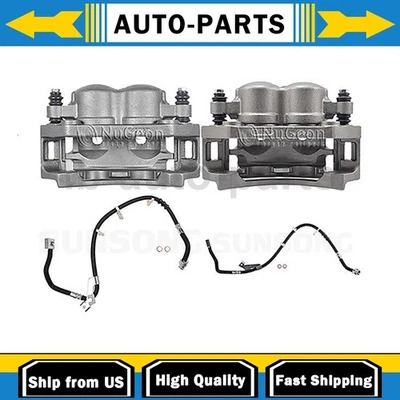 Pinza de freno delantera con mangueras lado conductor pasajero para Ford E-150 2004 Foto 1 de 4