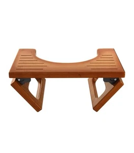 7 Inches Bamboo Toilet Stool Squat for Adults - Picture 1 of 9