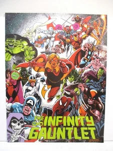 Infinity Gauntlet Promo Mini Poster von George Perez - Marvel Comics 1991 - Bild 1 von 3