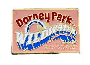 Dorney Park Wildwater Kingdom Enamel Lapel Pin Vintage - Picture 1 of 5