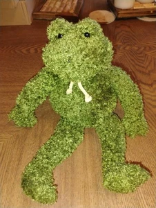 Vintage Gund "Pongo" rana verde forse nuovo senza etichette è arrivato in borsa di giocattoli nuovi con etichetta - Foto 1 di 6