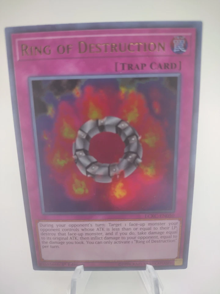 Yu-Gi-Oh Ring of Destruction 1st Edition Ultra Rare Holo LCKC-EN050 - Image 1 of 1