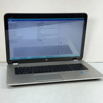 HP Envy 17-j173cl i7-4710MQ 17.3" Laptop AS IS PARTS - BOOTS TO BIOS - Image 1 of 4