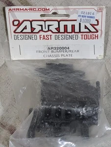 ARRMA AR320004 Front Bumper Rear Chassis Plate Set : Raider / Vortex / Granite - Picture 1 of 2