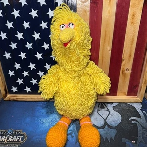 Big Bird Crocheted Handmade Sesame Street Stuffed Doll - Picture 1 of 4