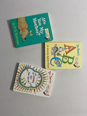 (3) Cat In The Hat Books: Dr Seuss Thinks You Can ABC Alphabet  & Are You Mother - Image 1 of 4