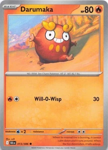 Darumaka Common SV: Black Bolt 013/086 NM Normal - Picture 1 of 2