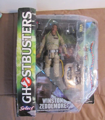 FIGURA CLÁSICA DE WINSTON ZEDDEMORE 7" CAZAFANTASMAS DIAMOND SELECT 2015 Leer más abajo Foto 1 de 4