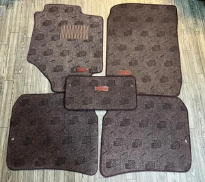 Alfombrillas marrones JDM Toyota Corolla AE100 AE101 BZ Touring Wagon OEM - Imagen 1 de 7