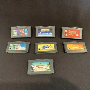 Gameboy Advance 7 Stück - getestet - Frogger’s/ Tetris/ Lilo & Stitch/ Pac-Man + - Bild 1 von 16