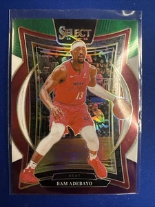 2024-2025 Panini Select - Bam Adebayo Concourse Green White Purple Prizm #15 - Bild 1 von 6