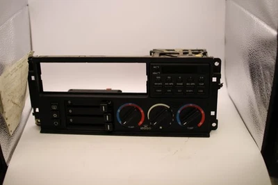 Genuine BMW Black AC Heater Temperature Climate Control Panel Fits 1992 BMW 525i - Image 1 of 4